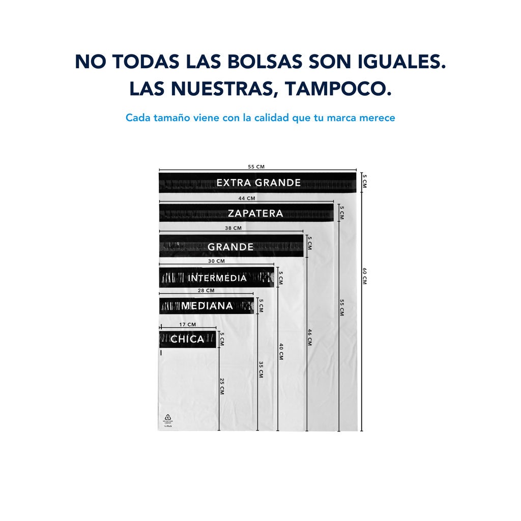 Bolsas Blancas para Envío - NeiPack