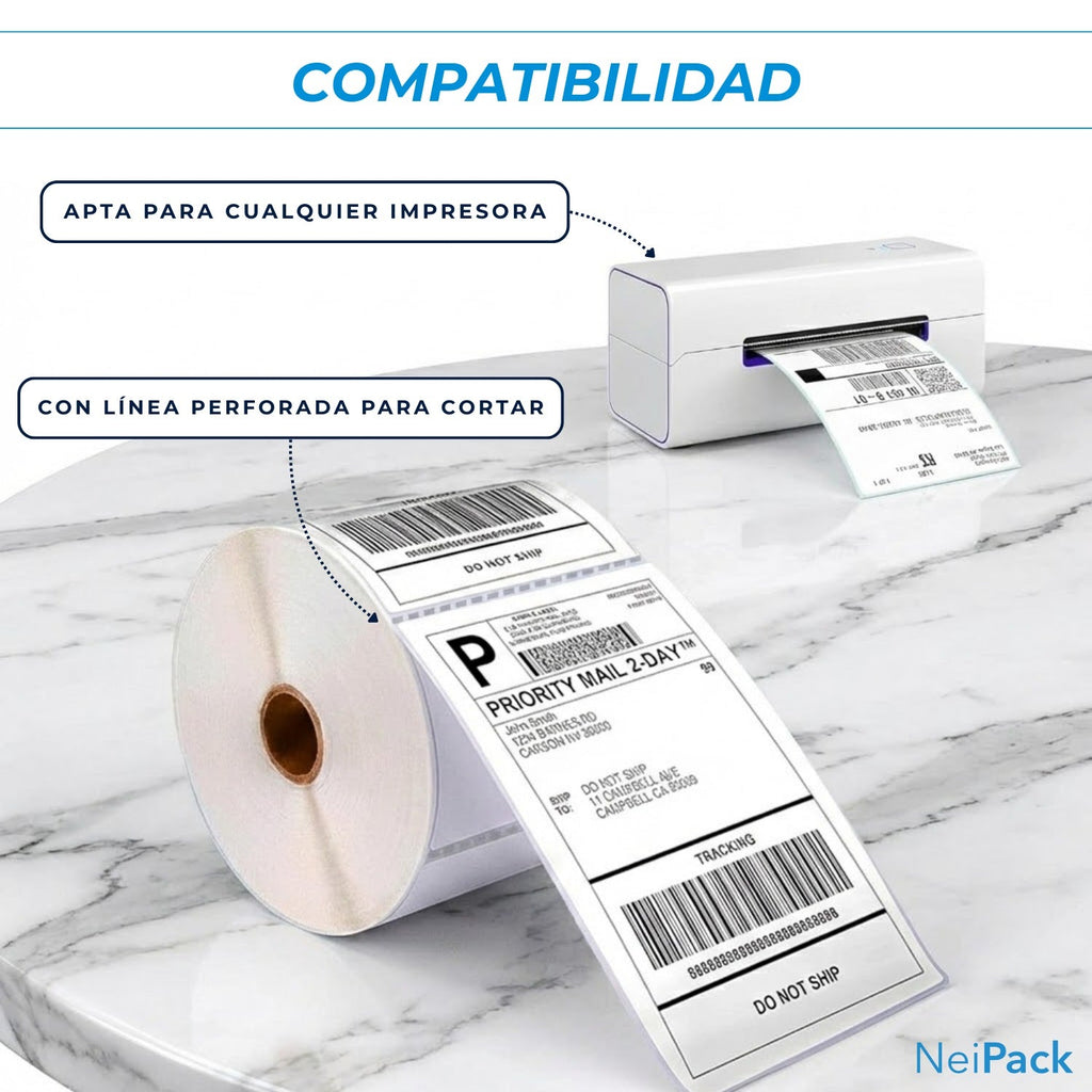 Etiquetas térmicas - NeiPack